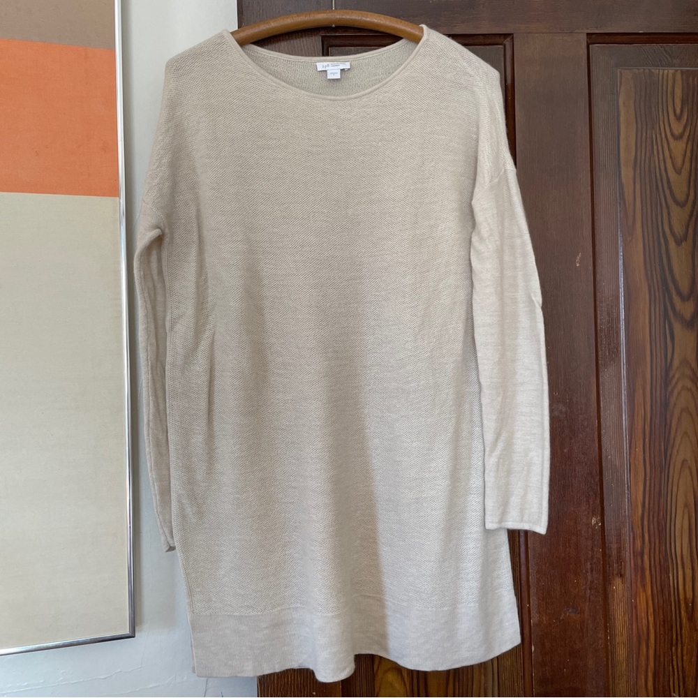 J. Jill Lakewood Washable Merino Wool Sweater Tunic Small